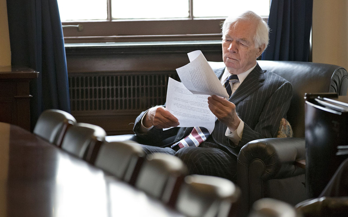Former Mississippi senator Thad Cochran’s farewell address to Senate