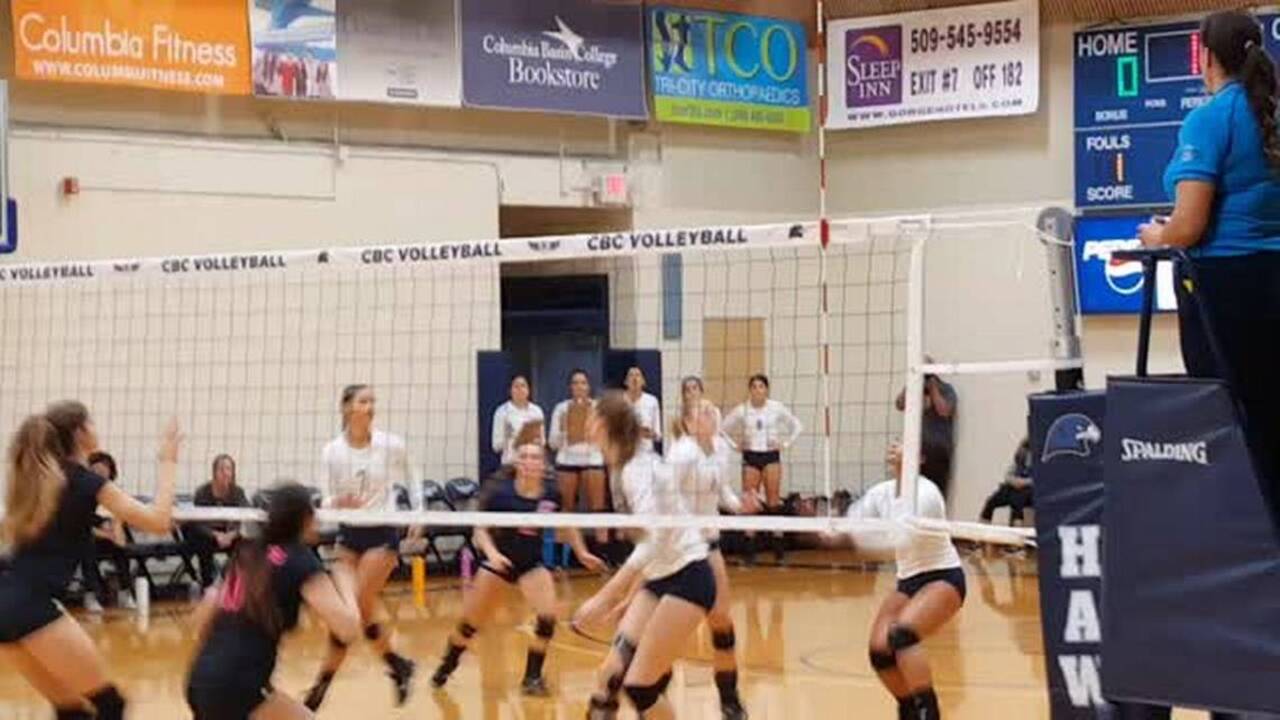 CBC volleyball fends off Walla Walla in 4 sets