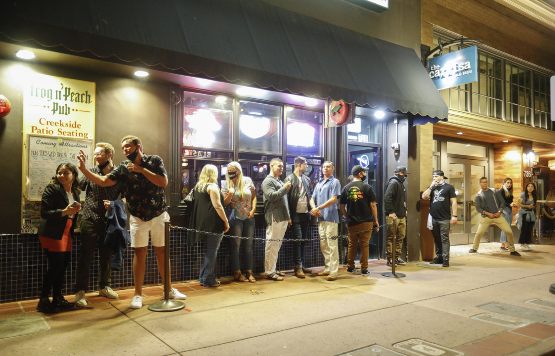 Listen to people visiting San Luis Obispo bars talk about wearing masks