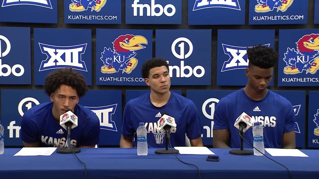 Kansas players Wilson, McCullar, Adams on going to Texas Tech