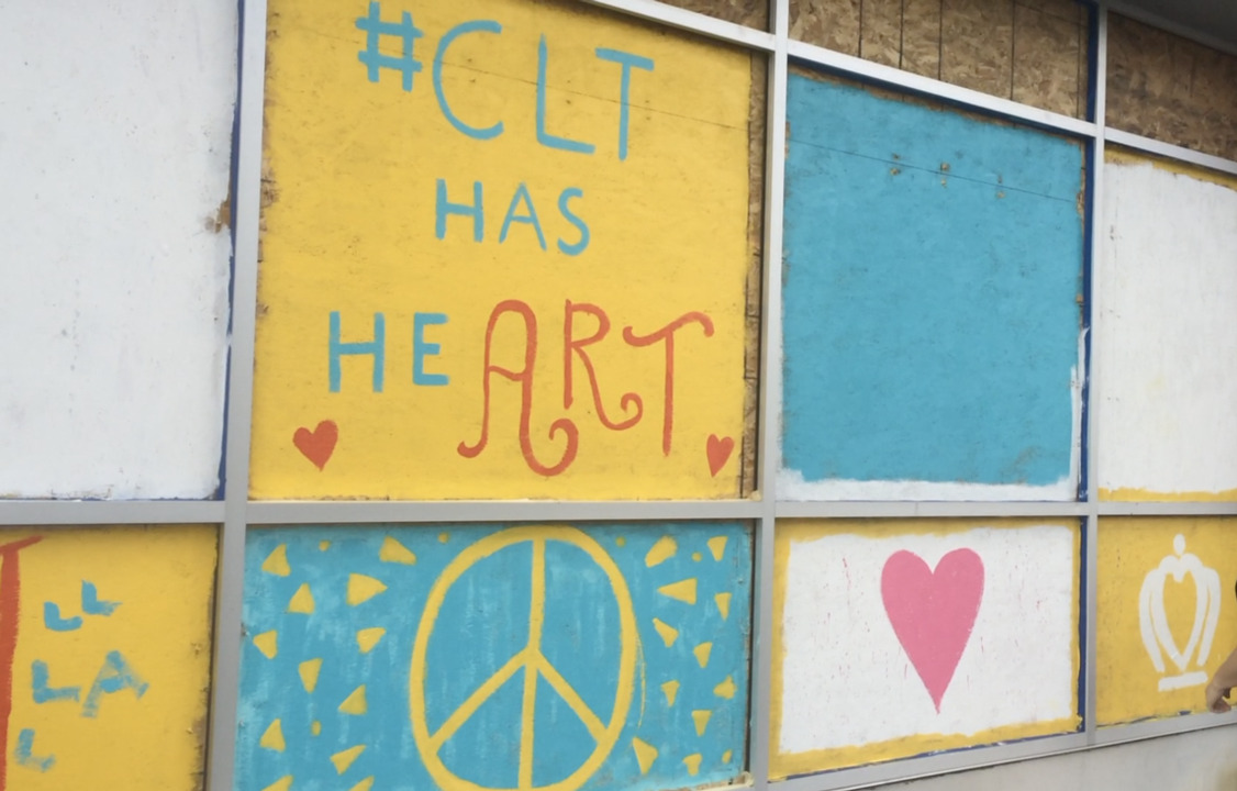 Artists make Charlotte's broken look beautiful 