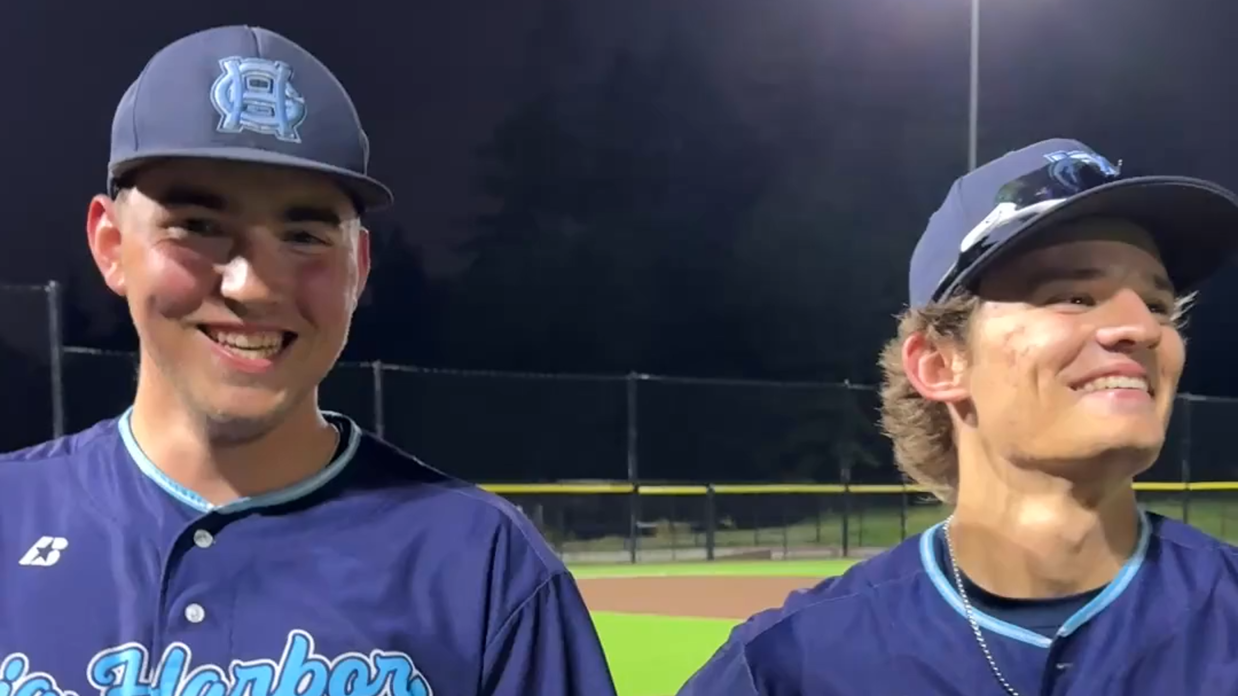 Gig Harbor's Max Bergford, Hunter Payne discuss 3A PSL title win over Peninsula