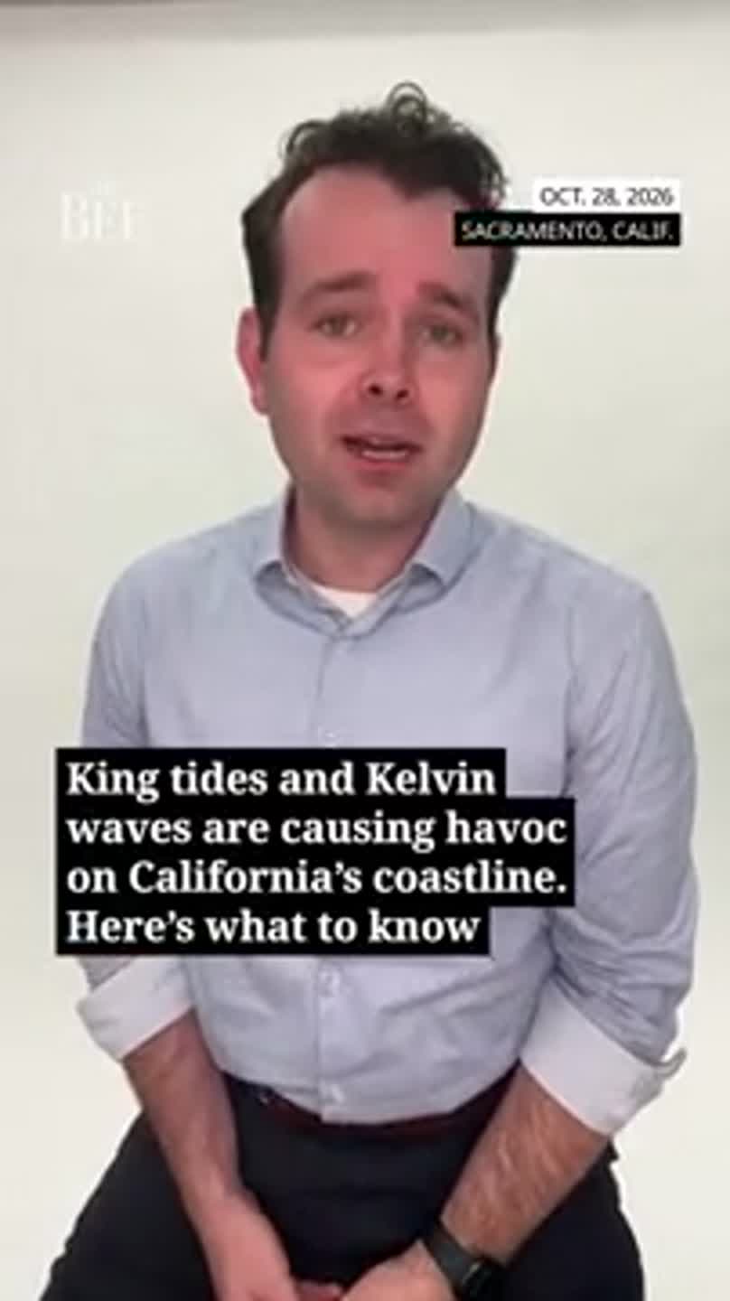 How are King tides and Kelvin waves impacting California? Here's what to know (Video)