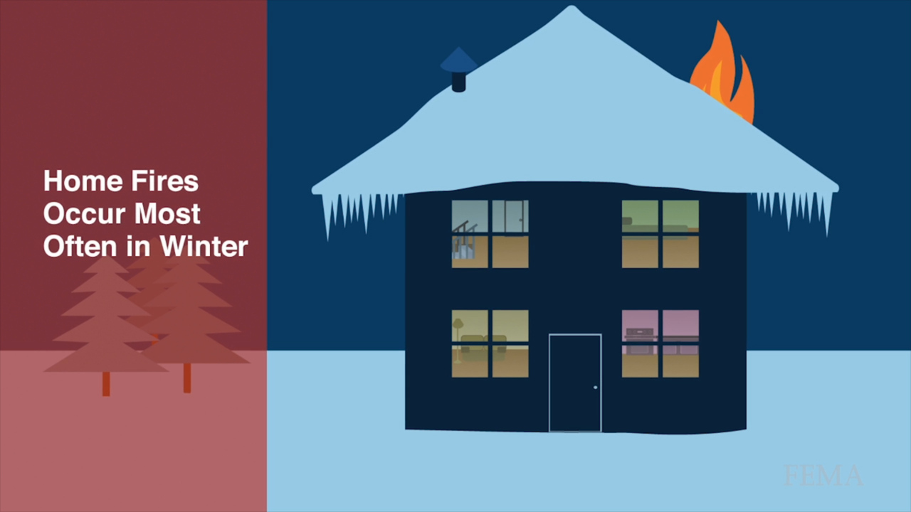 How to prevent a home fire in the winter