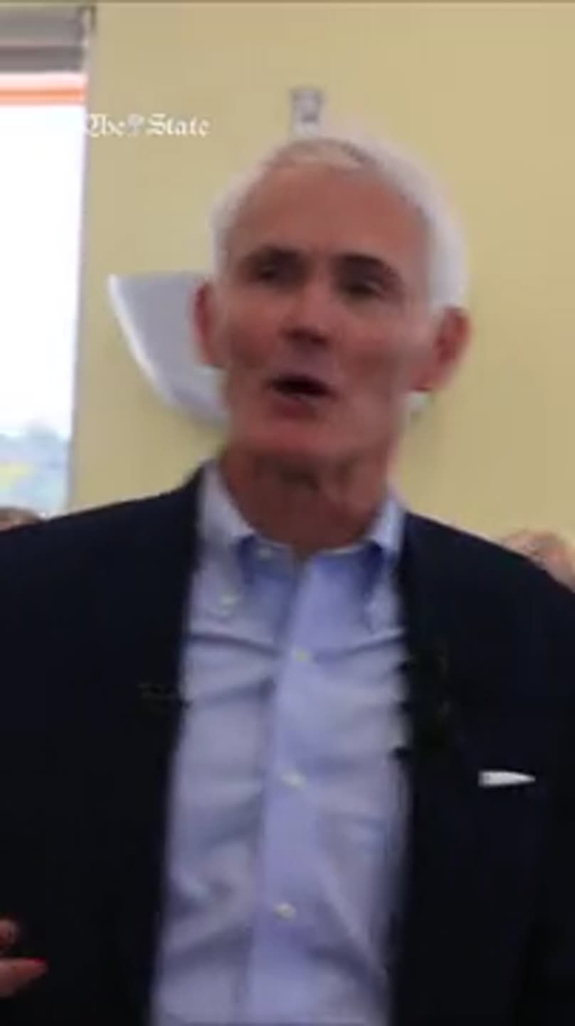 Billy Webster campaign event interrupted by test alert