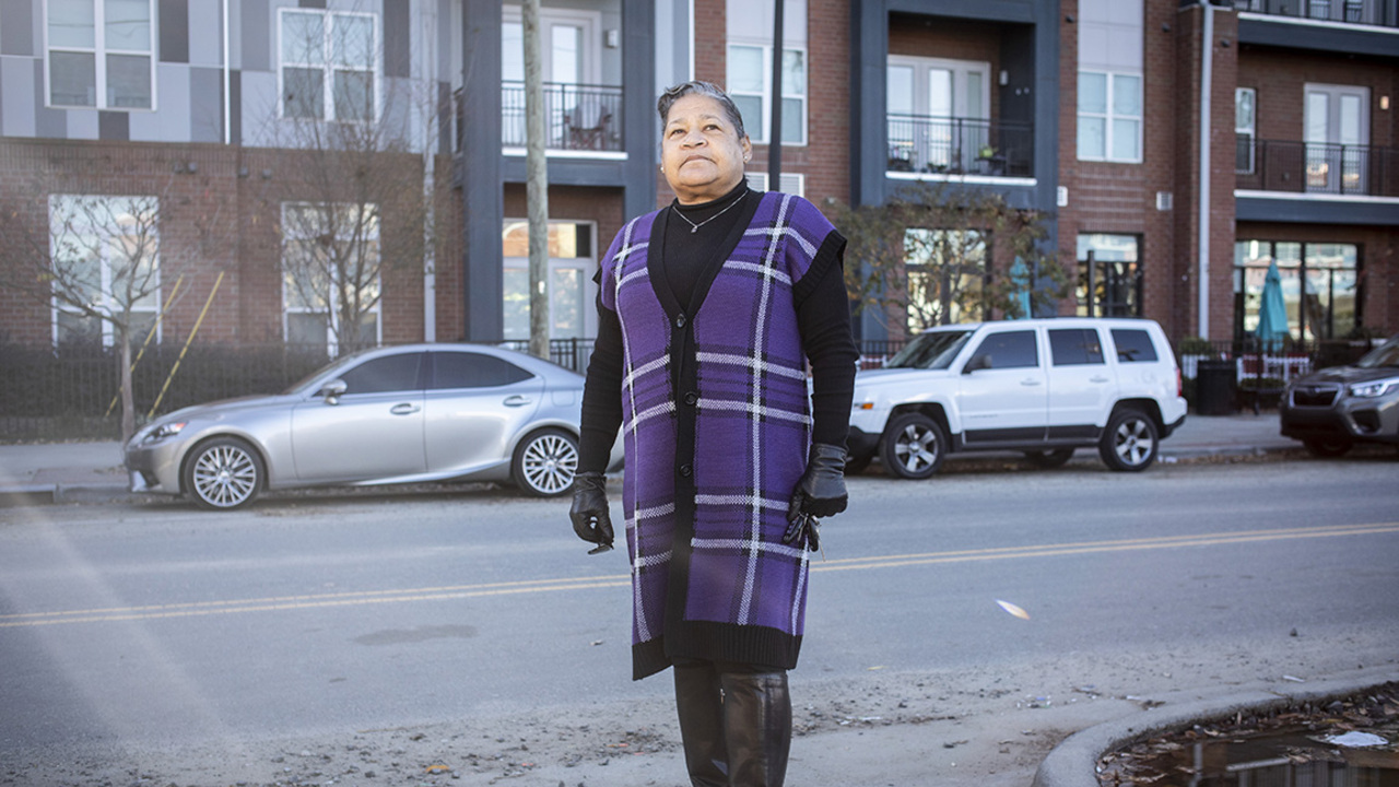 ‘Hayti Reborn’ members protest Durham Housing Authority’s plan for Fayette Place