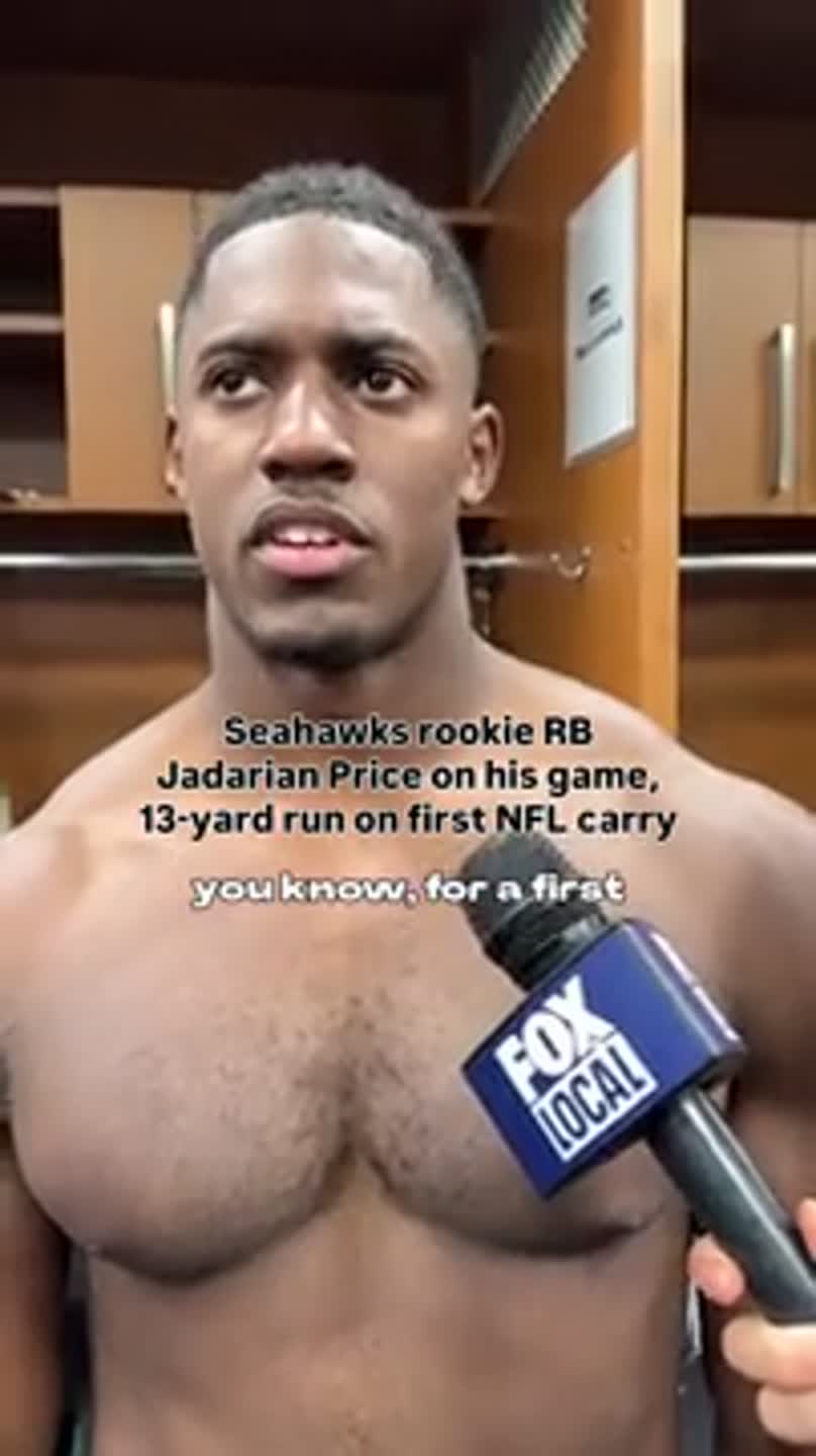 Seahawks rookie running back Jadarian Price thinks 13-yard run on his first NFL carry is sign of things to come