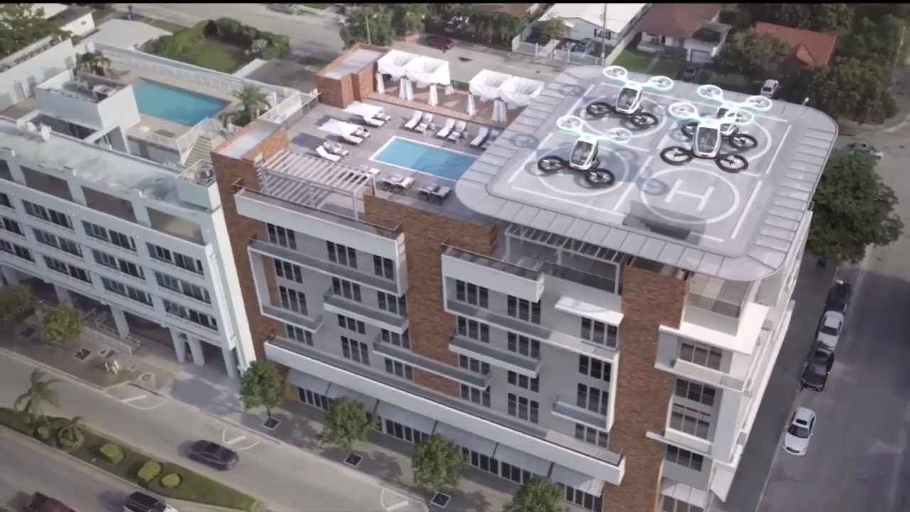 Developer proposed passenger drones over the West Grove