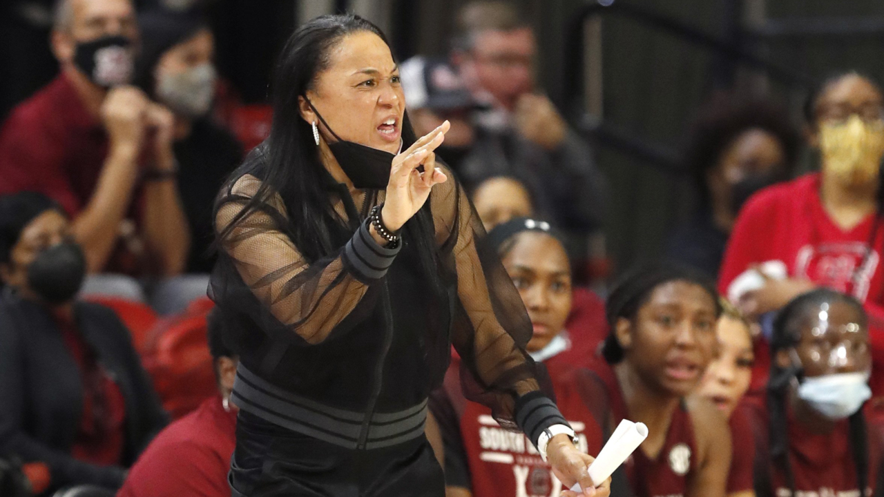 Gamecocks coach Dawn Staley recaps win over NC State