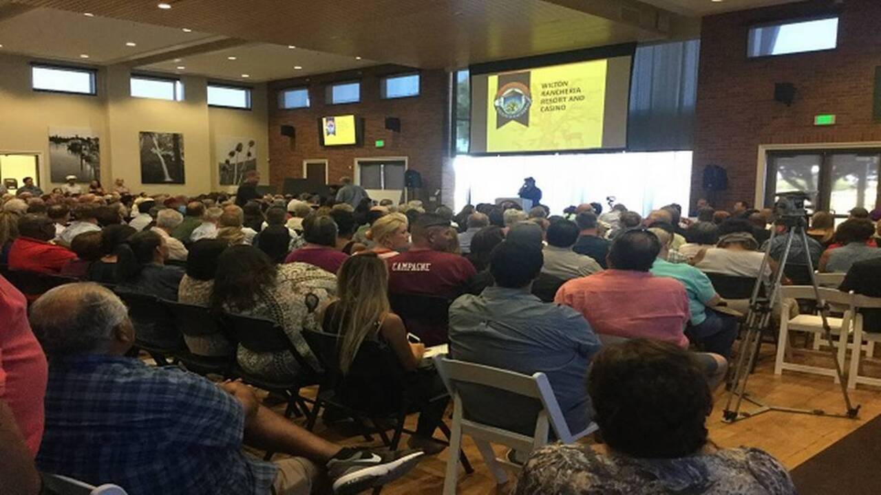 Wilton Rancheria chairman leads meeting on Elk Grove casino