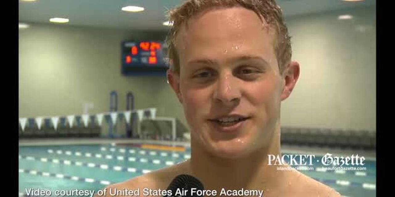 Local Air Force Academy swimmer participating in Olympic trials
