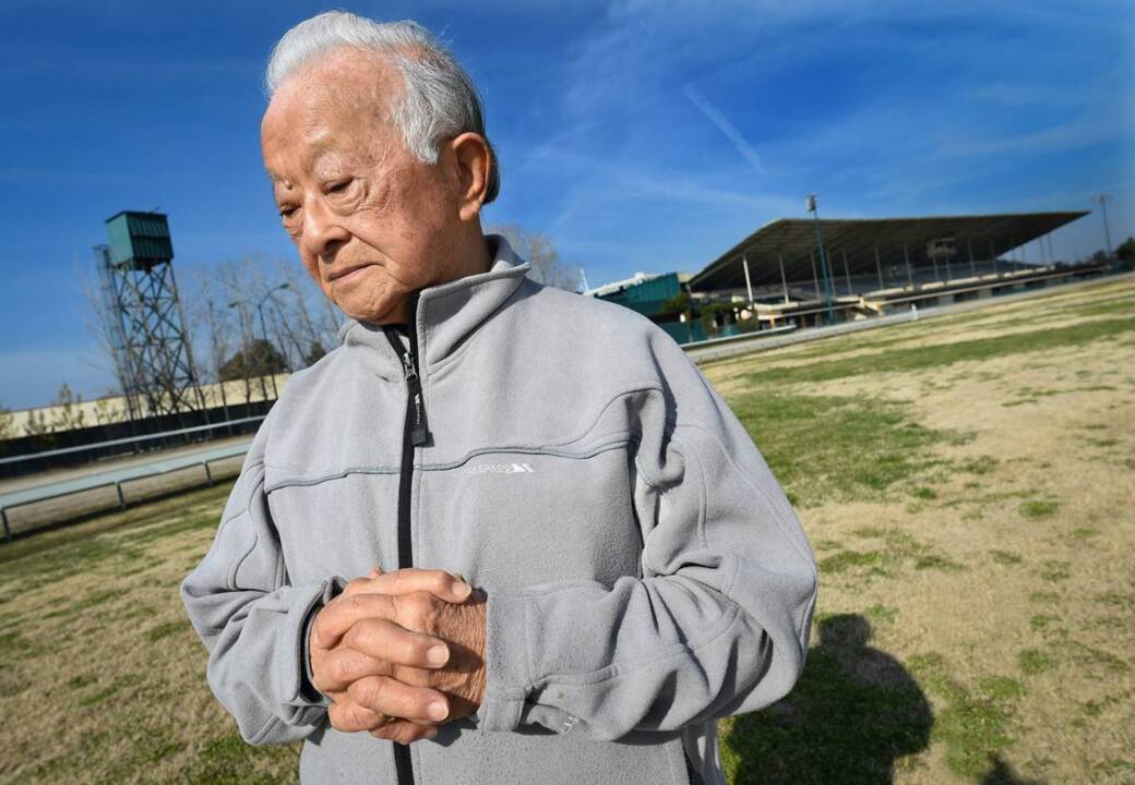 Saburo Masada visits site of his internment for first time since 1942