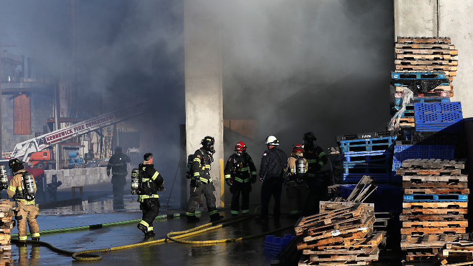 3-alarm warehouse fire erupts at Big Pasco industrial complex