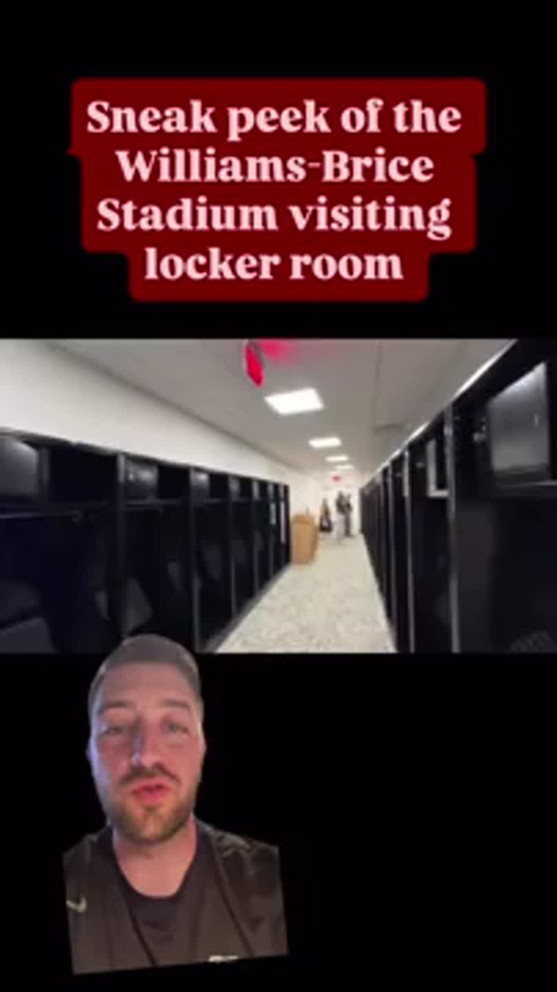 Look at the new Williams-Brice Stadium visiting locker room