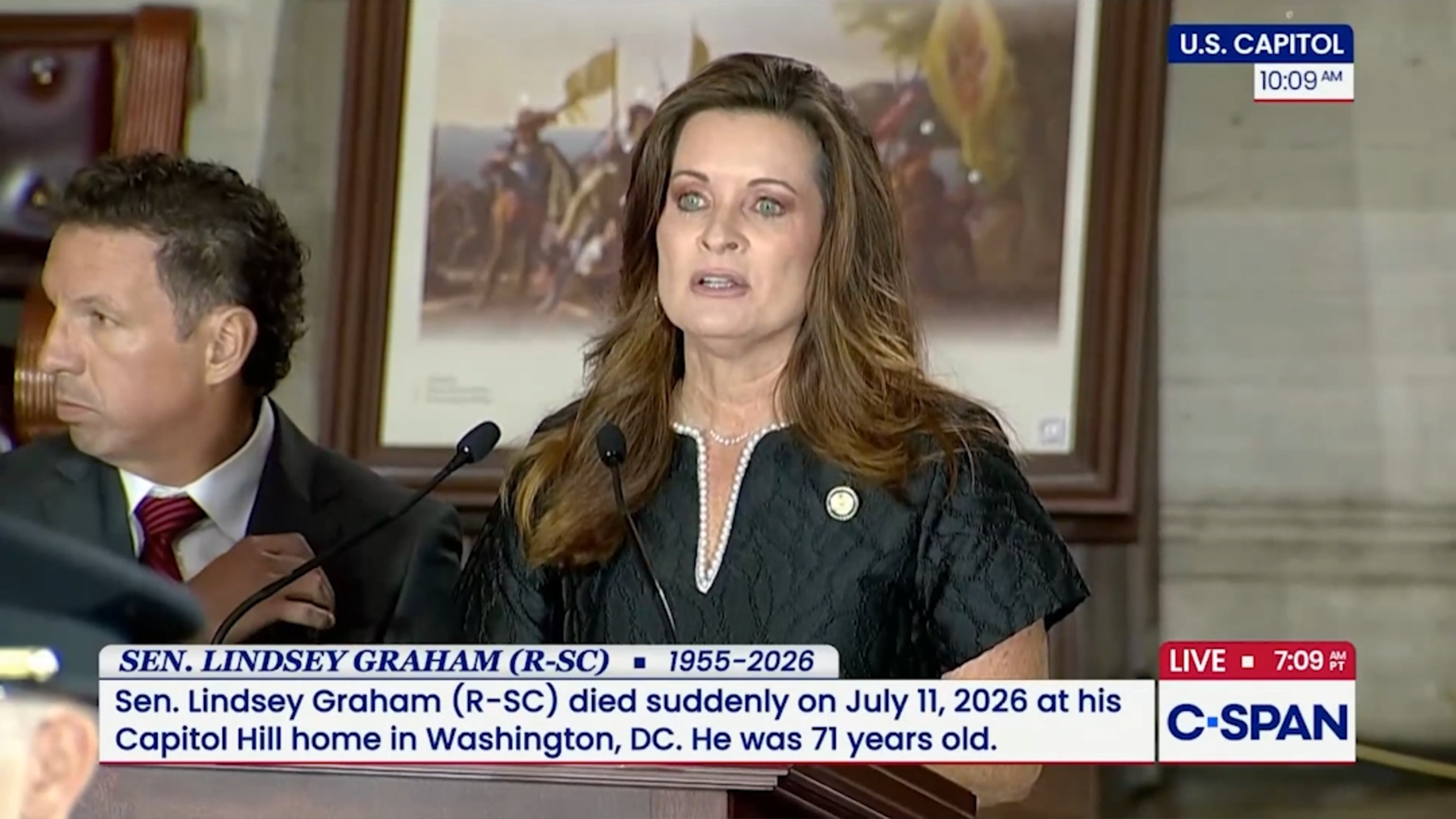 Congresswoman Sheri Biggs remembers US Sen. Lindsey Graham