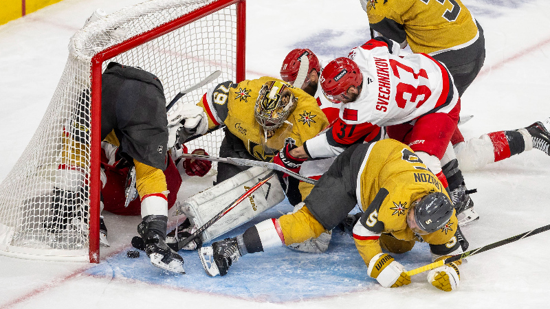 Canes coach Rod Brind'Amour on the chaos that was Game 3 in the Stanley Cup Championship