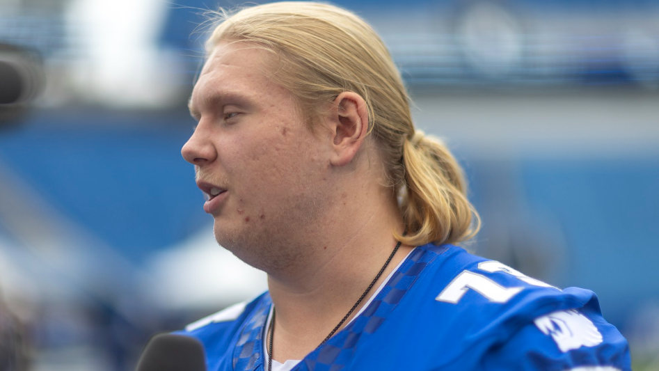Alabama OL transfer Olaus Alinen ‘a great leader’ for UK, Will Stein says