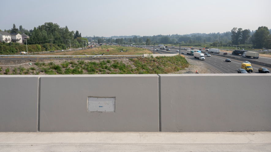 Take a look at the highway connecting I-5 to SR 509 before it opens in September
