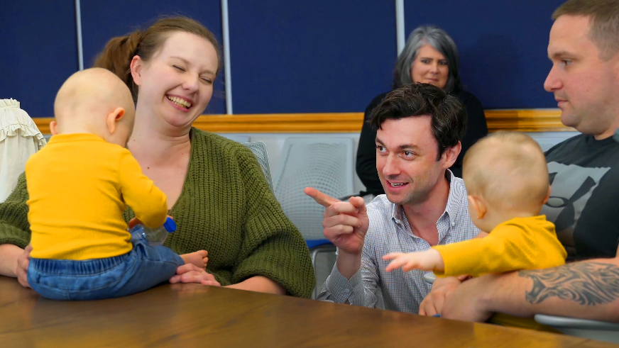 Sen. Jon Ossoff visits Ft. Moore to discuss maternal health care, MOMS Who Serve Act of 2024