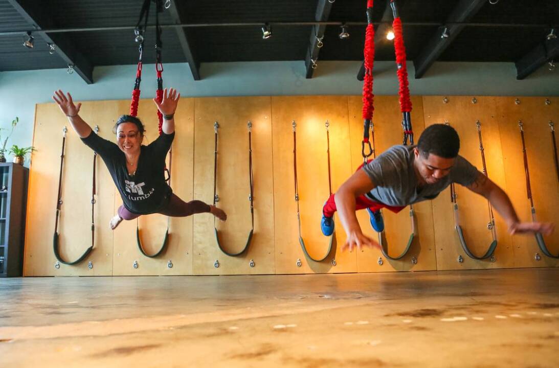 Raise your heart rate using a bungee without jumping off a bridge