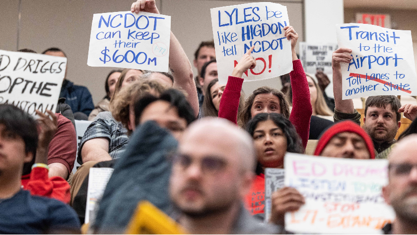 ‘A dividing line.’ Rev. Janet Garner-Mullins speaks against I-77 expansion in Charlotte