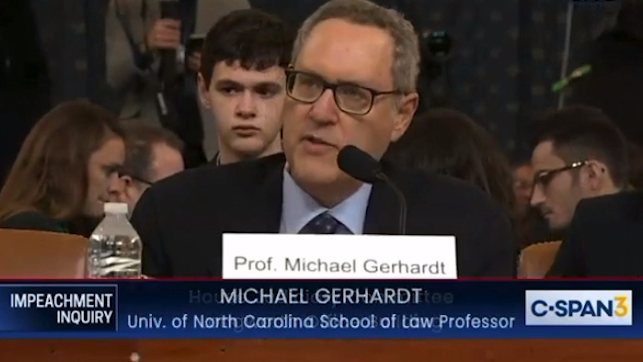 UNC professor who wrote a book on impeachment tells Congress Trump should be impeached