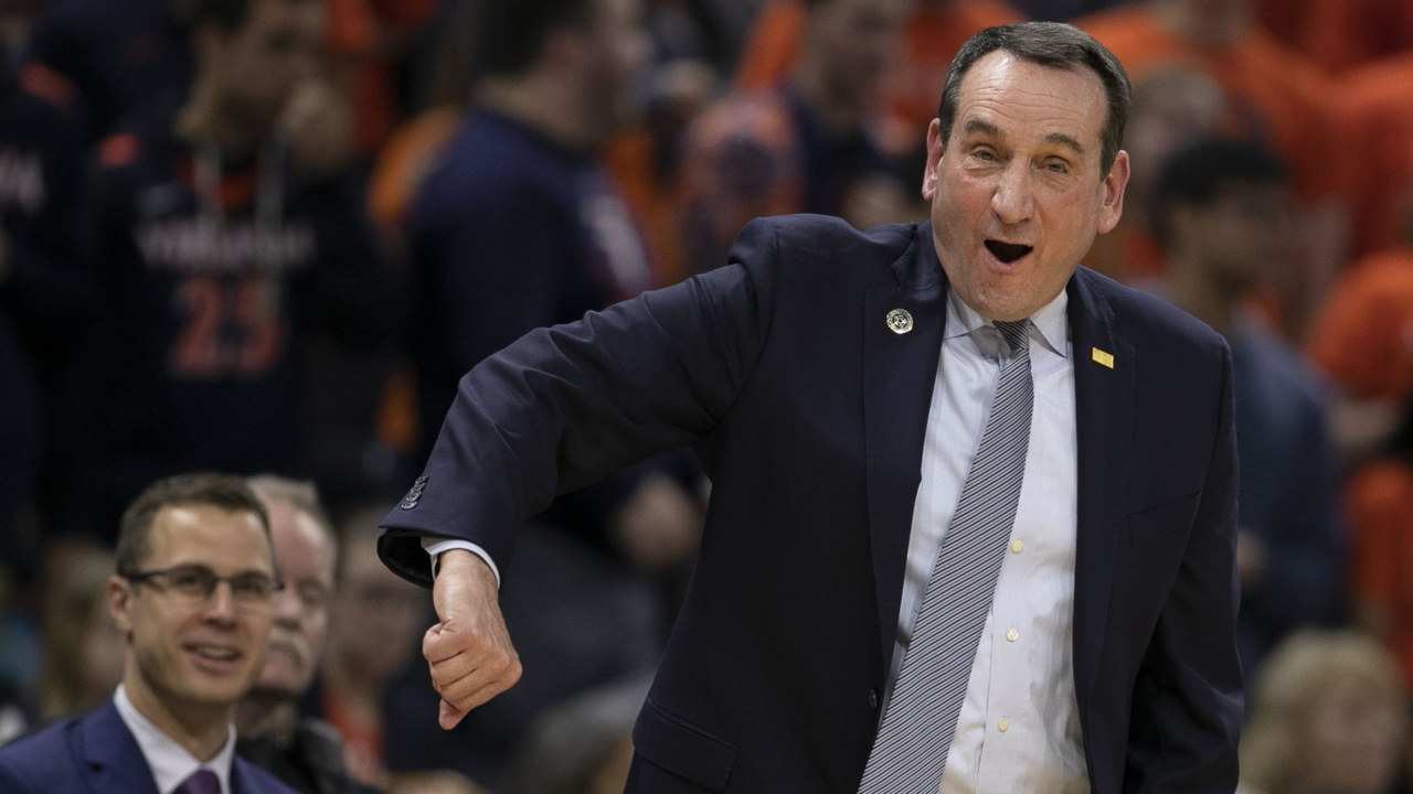 Mike Krzyzewski following loss to Virginia: ‘I’m proud of my guys, they played their butts off’