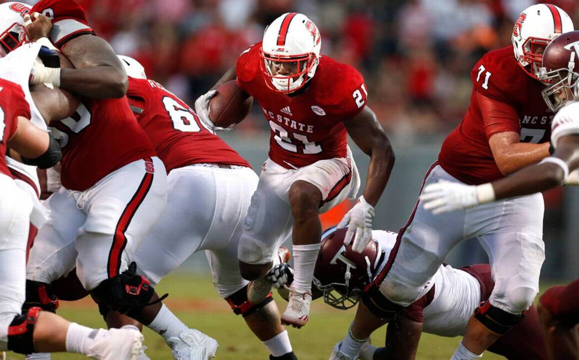 NC State running back Matt Dayes low-key off the field and explosive in games