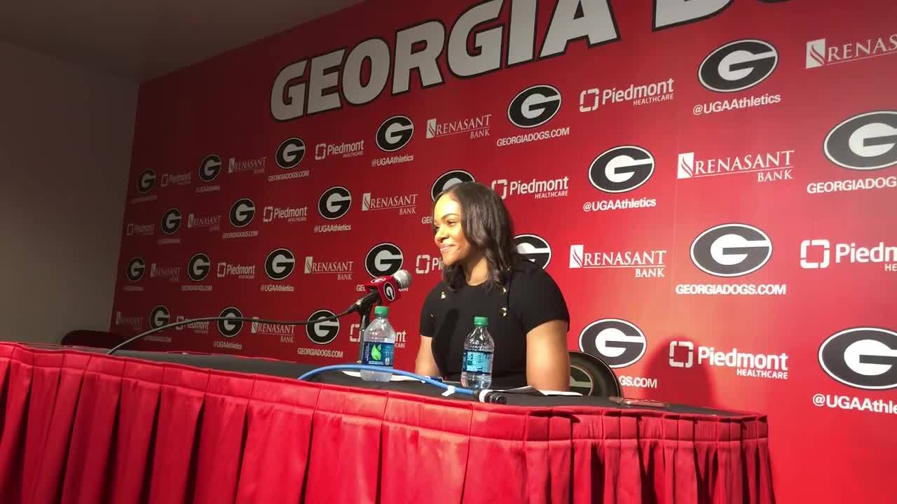 UGA women’s basketball head coach highlights key players in first win of the season