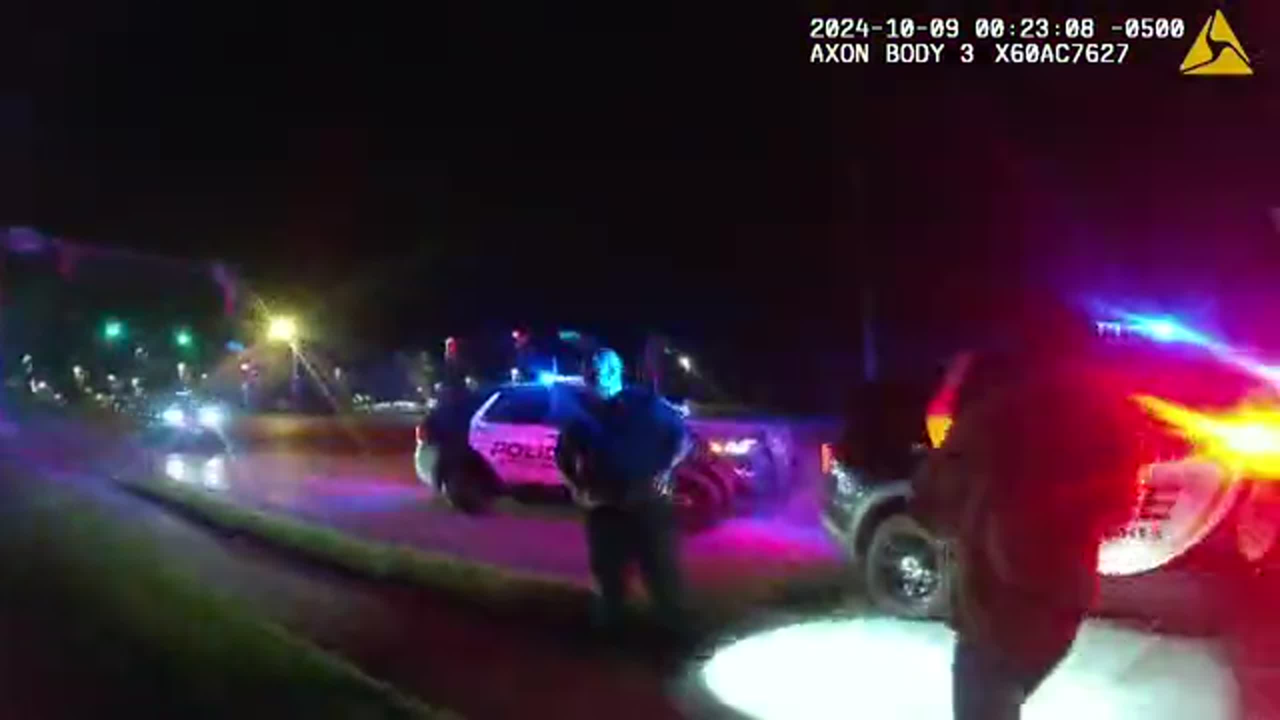 Fairview Heights IL police video shows car hitting squad car ...