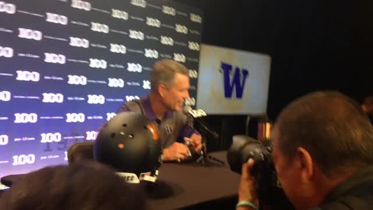 VIDEO: Chris Petersen at Pac-12 media day