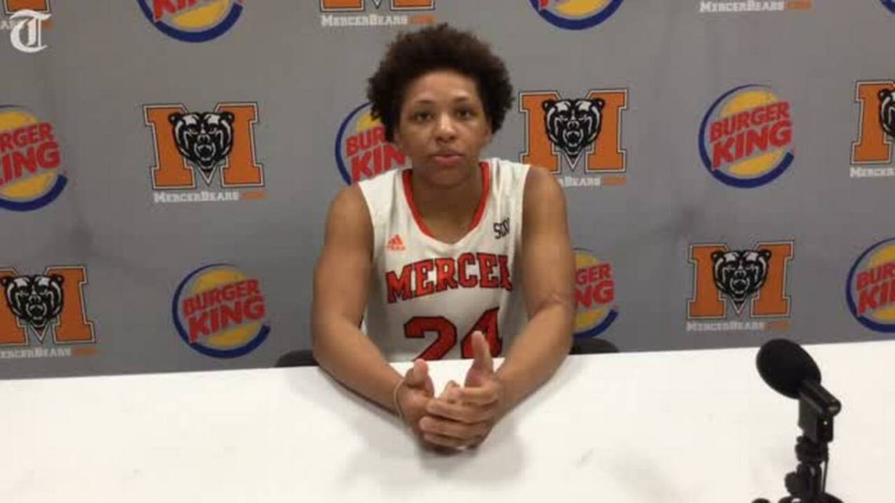 Mercer's Lawrence surpasses 1,500 career points