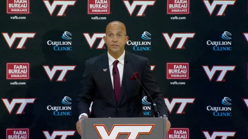 Ex-Penn State football coach James Franklin takes over at Virginia Tech