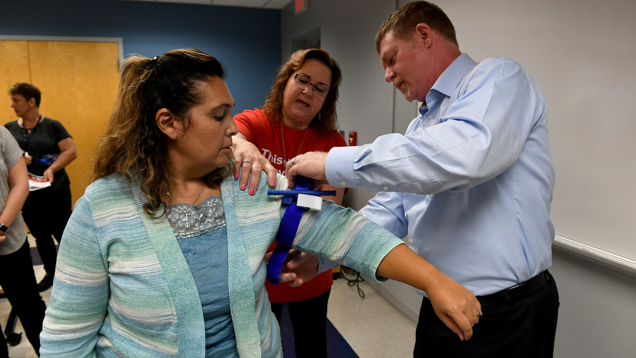 What should you do if someone won’t stop bleeding? This class will train you