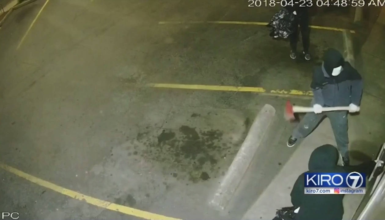 Pot thief gang uses ax in smash-and-grab string of cannabis store thefts
