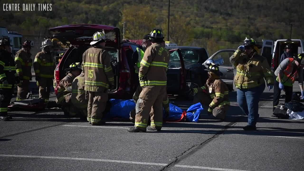 Mock accident shows possible consequences to high school students