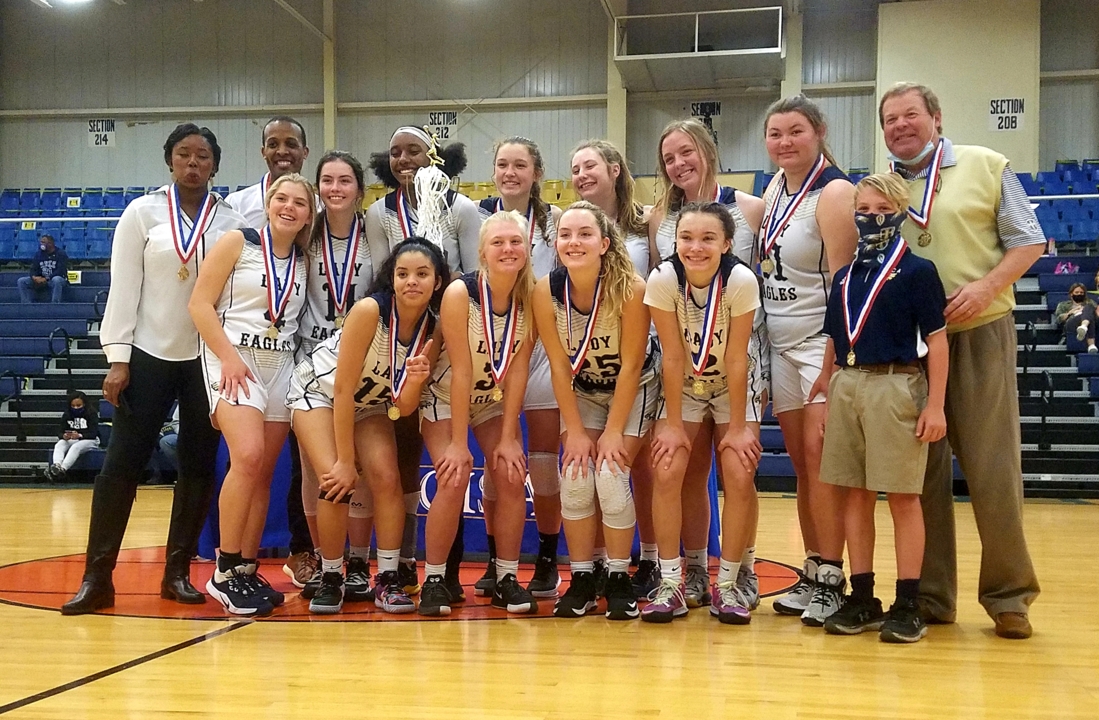 Watch: Hilton Head Christian girls celebrate third straight tile