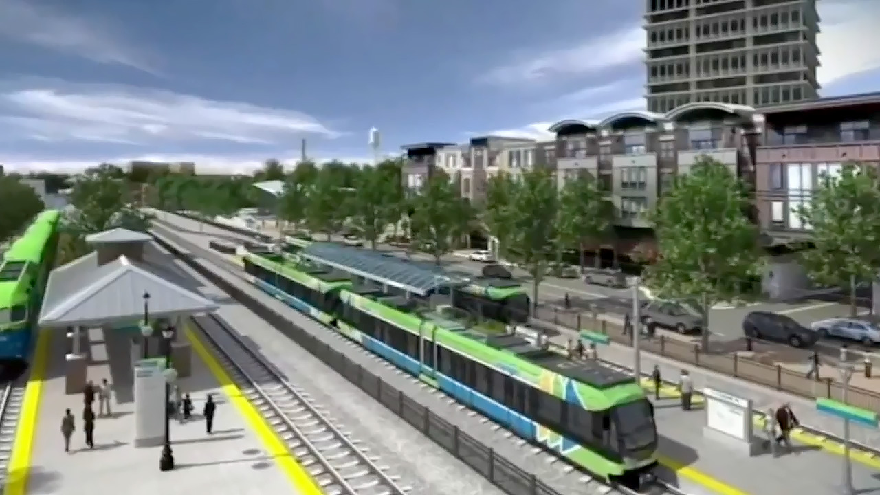 If the Triangle commuter rail is built in stages, which section should come first?