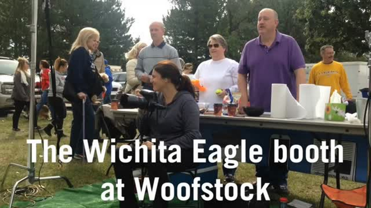 VIDEO: The Wichita Eagle's booth at Woofstock 2015