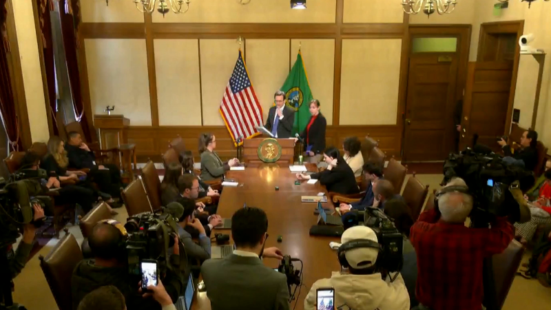 Gov. Bob Ferguson reacts to Democrats' 'millionaires tax' bill