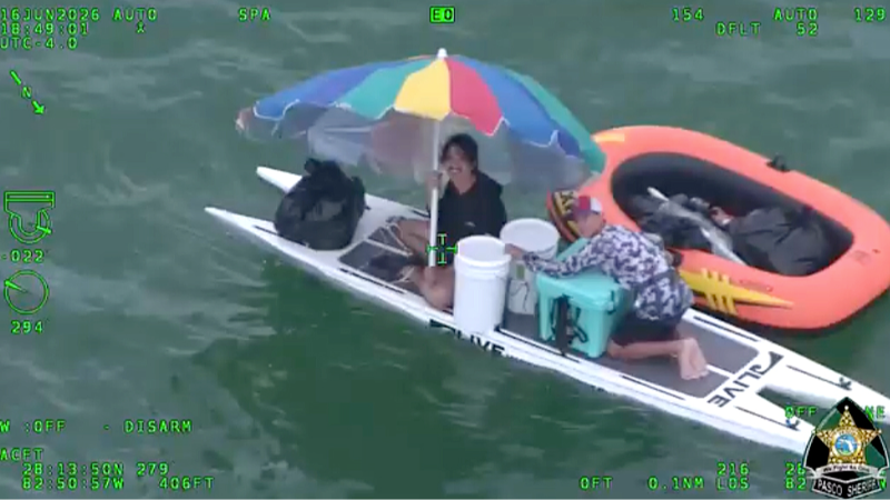 Paddleboarders swept from shore rescued in coordinated effort