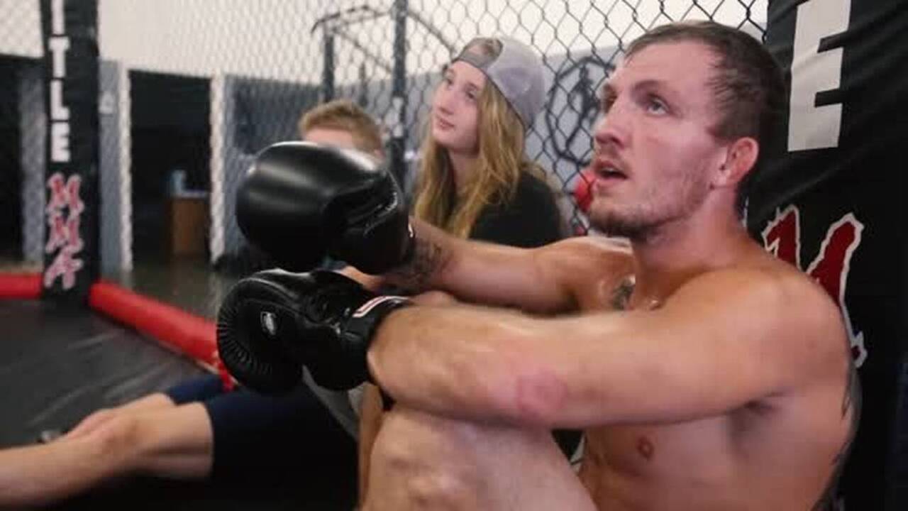 UFC featherweight Jason Knight trains for the biggest fight yet