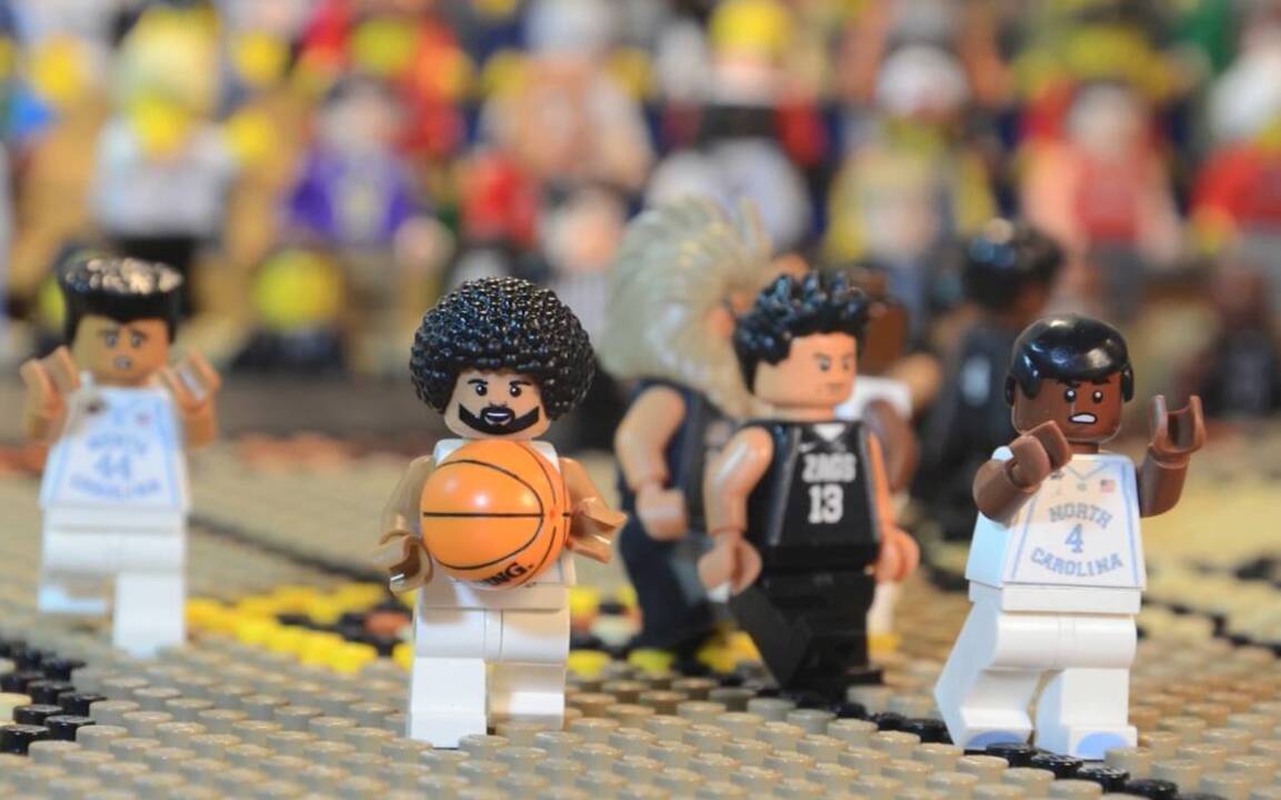 North Carolina Tar Heels' championship 'shining moment' in Lego animation