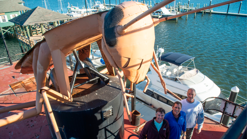 A giant cockroach will be sunk in the Gulf of Mexico