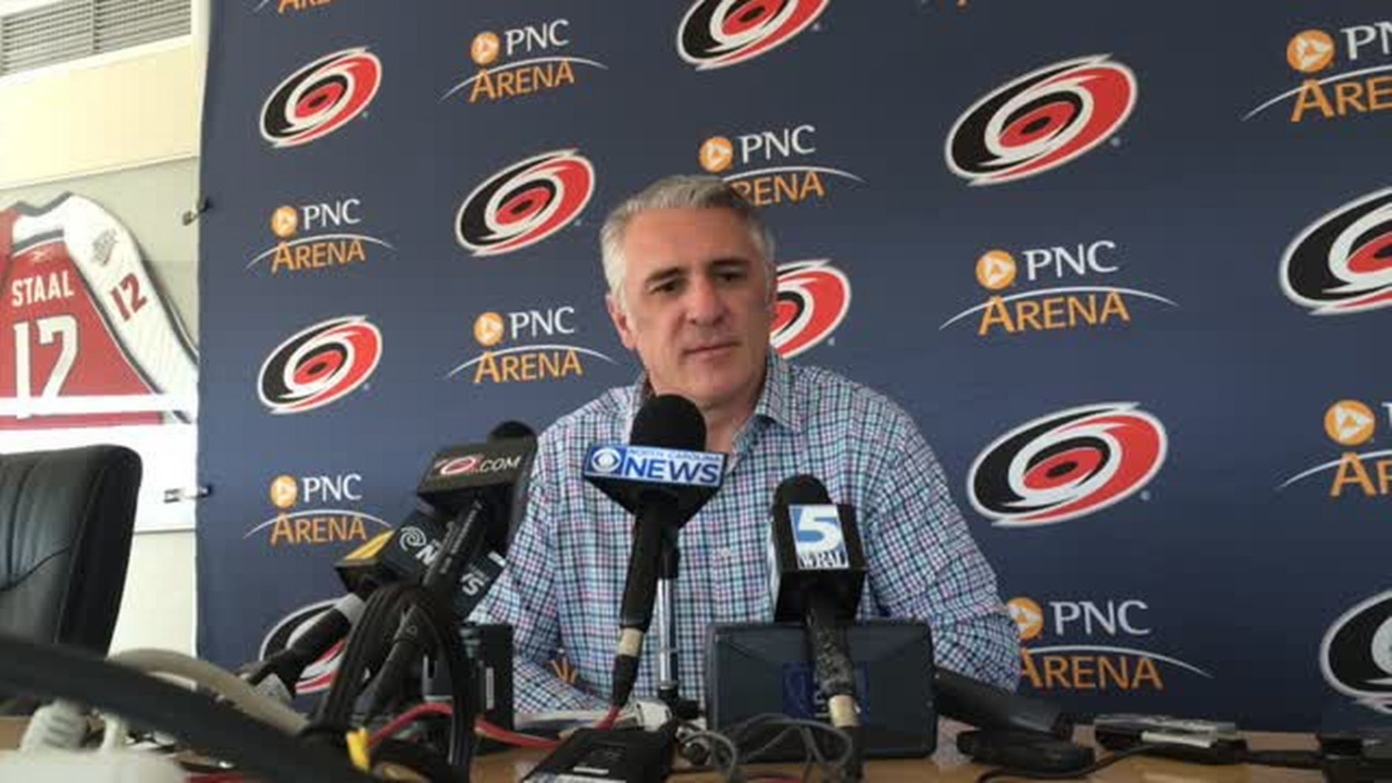 Canes’ Francis talks about developing young talent after Staal trade
