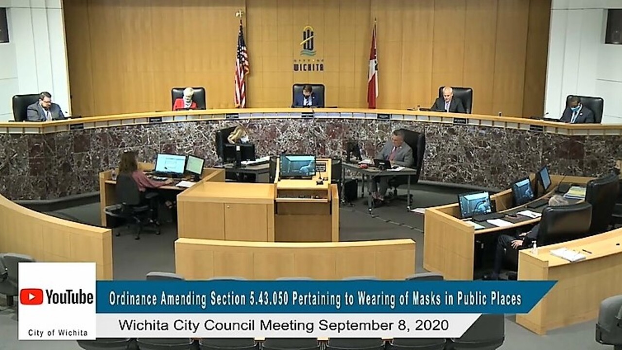 Mask mandate extended for Wichita after 7-hour public hearing, protest at Century II