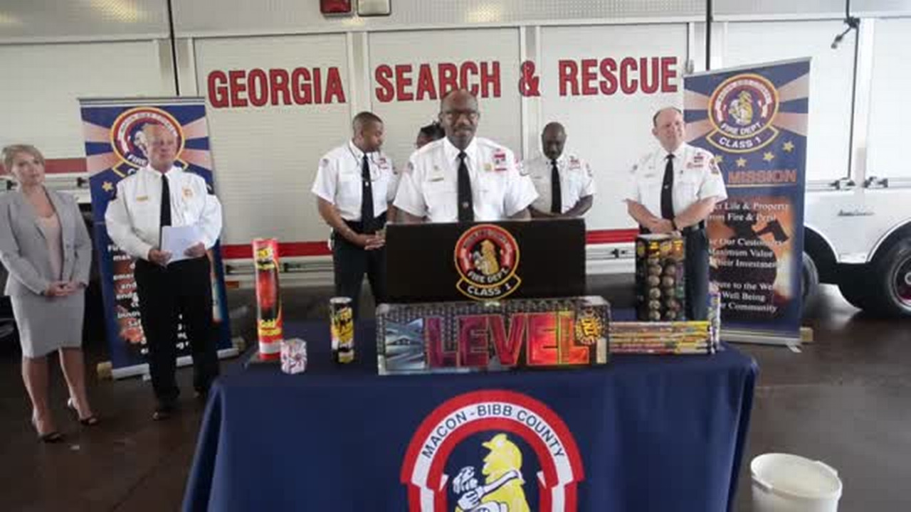 Marvin Riggins Video: Macon-Bibb Fire Chief Marvin Riggins encourages fireworks safety ...