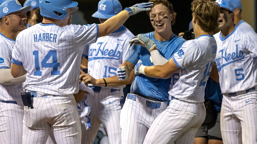 Photos: North Carolina defeats West Virginia in NCAA Super Regional