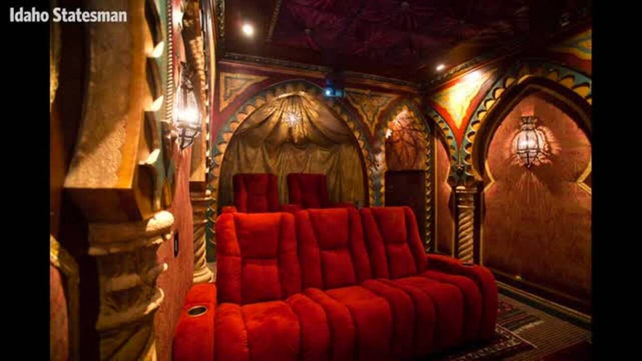 Boise home movie room has opulent, exotic feel