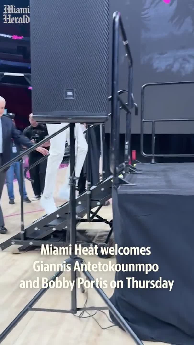 Heat releases video with Giannis Antetokounmpo and Bobby Portis